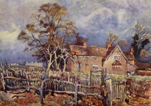 ジョージ・エリオットの生誕地、アーベリー 作： Frederick William Newton Whitehead