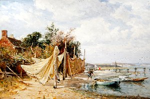 プールハーバー（Poole Harbour 作： Frederick William Newton Whitehead