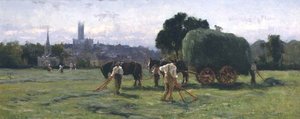 干し草の手入れ 作： Frederick William Newton Whitehead