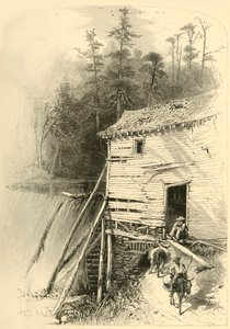 「オールド ミル - リームズ クリーク」、1872 年。 作： Frederick William Quartley