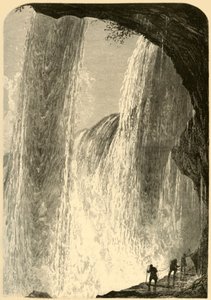 「滝の下、カナダ側」、1872年。 作： Frederick William Quartley