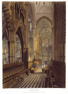 合唱団、J。ブラック（fl.1791-1831）パブによって刻まれたウェストミンスター寺院からのプレート7。ルドルフ・アッカーマン（1764-1834）1811（アクアチント） 作： Frederick after Mackenzie