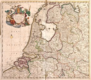 ベルギーとオランダ 作： Frederick de Wit