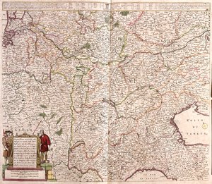 東フランス、ベルギー、スイス、西ドイツ、北イタリア 作： Frederick de Wit