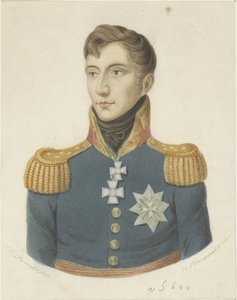 オランダ王ウィリアム 2 世の肖像 作： Frederik Christiaan Bierweiler