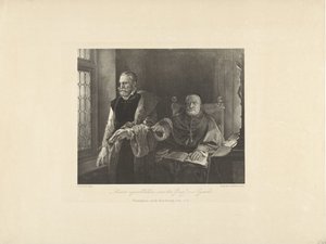 独房でのエグモンドの最期、1568年 エグモンド伯爵の最後の瞬間 (オブジェクトのタイトル) 作： Frederik Hendrik Weissenbruch (possibly)