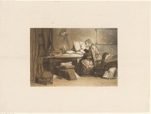 彼の研究の学者 作： Frederik Hendrik Weissenbruch