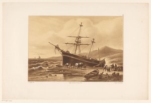 座礁船 作： Frederik Lodewijk Huygens
