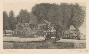 Polderhuis (オブジェクトの元のタイトル) 作： Frederik van der Harst (signed by artist)