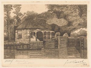 Polderhuis (オブジェクトの元のタイトル) 作： Frederik van der Harst (signed by artist)