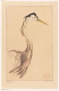 ヘロン 作： Frederika Henriëtte Broeksmit (signed by artist)