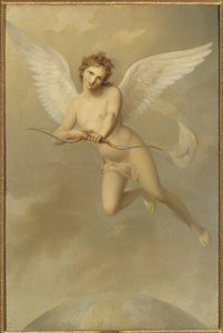 ウェスティン、フレドリック（1782-1862）の「キューピッド」。油彩・キャンバス
