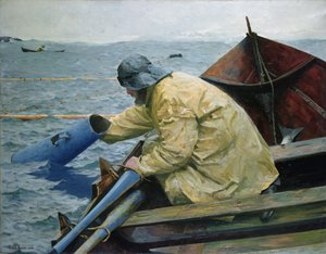 サーモンセーヌのそばで 作： Fredrik Kolstoe
