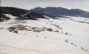 冬の風景 作： Fredrik Kolstoe