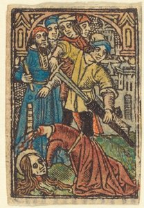 聖カタリナの斬首(?) 作： French 15th Century