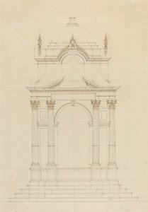 バルダキンのデザイン 作： French 18th Century
