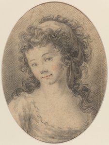 少女の肖像 作： French 18th Century