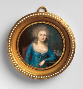 女性の肖像画。 作： French Painter