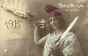 1915年、祖国のためのヴェル・ル・トリオンフ 作： French Photographer