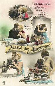 恋人たちのためのメニュー（カラー写真 作： French Photographer