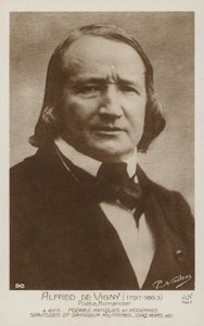 アルフレッドドヴィニー（1797-1863）、フランスの詩人、小説家 作： French Photographer