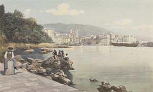 バスティア、古い港と街の眺め 作： French Photographer