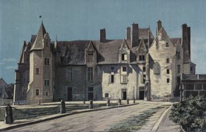 ボージュ、シャトー（市庁舎と憲兵隊）、広場で一緒に 作： French Photographer