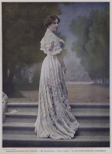2番目の夫人TanquerayのポーラとしてのBerthe Bady（カラー写真）