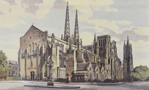 ボルドー、Cathedrale St-Andre、SE、Tour Pey-Berland 作： French Photographer