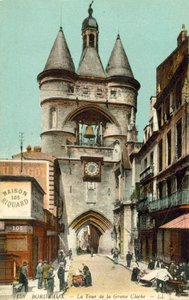 ボルドー、フランス、ビッグベルの塔 作： French Photographer