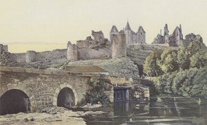 Bressuire、城の遺跡、外観、南西ビュー 作： French Photographer