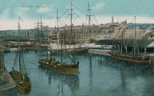 ブリストル・ドック、イギリス。 1913年に送られたはがき。 作： French Photographer