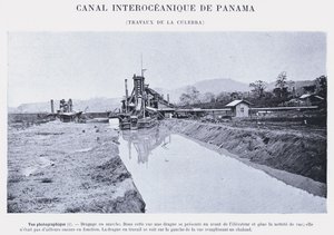 パナマ大洋間運河、ラ・クレブラの作品（モノクロ写真 作： French Photographer