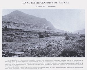 パナマ大洋間運河、ラ・クレブラの作品（モノクロ写真 作： French Photographer