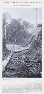 パナマ大洋間運河、ラ・クレブラの作品（モノクロ写真 作： French Photographer