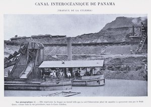 パナマ大洋間運河、ラ・クレブラの作品（モノクロ写真 作： French Photographer