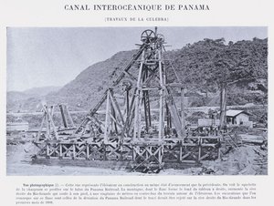 パナマ大洋間運河、ラ・クレブラの作品（モノクロ写真 作： French Photographer
