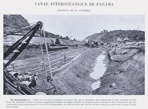 パナマ大洋間運河、ラ・クレブラの作品（モノクロ写真 作： French Photographer