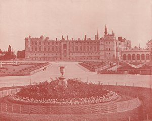 サンジェルマン城、北側正面（モノクロ写真 作： French Photographer