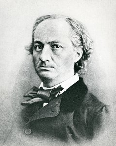 シャルル・ボードレール（1821-67）（モノクロ写真 作： French Photographer