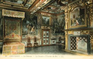 シュヴェルニー、シャトー、キングスベッドルーム 作： French Photographer