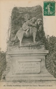Clichy-Asnieres-シミティエールデチアン。バリー記念碑。 1913年に送られたはがき。 作： French Photographer