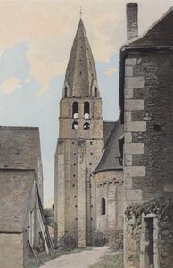 教会の鐘楼、クールセイ 作： French Photographer