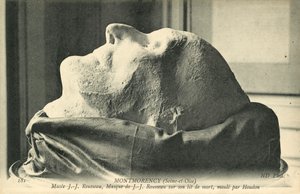 フードンによって成形されたジャンジャックルソーのデスマスク 作： French Photographer