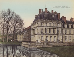 フォンテーヌブロー：ルイ15世パビリオン、中国博物館入り口（カラー写真） 作： French Photographer