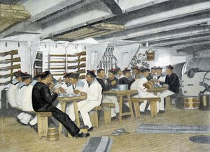 フランス海洋 19世紀後半Le repas des marins - Bibl. des Arts deco.