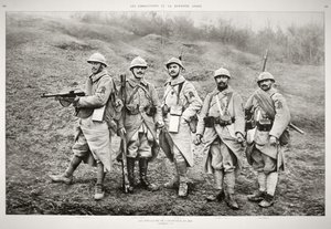 フランスの歩兵と武器 作： French Photographer
