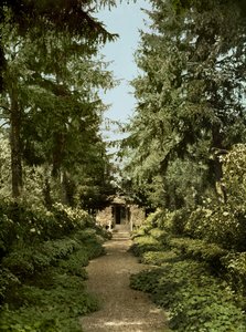 ジヴェルニー、クロードモネの庭の庭園の小道 作： French Photographer