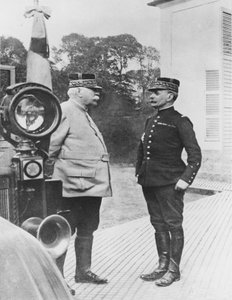 ジョフレ将軍とフォッシュ将軍、1914年