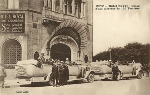フランス・メッス「ホテル・ロイヤル」（モノクロ写真 作： French Photographer